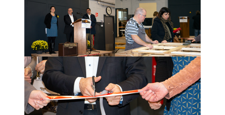 Inauguration de la menuiserie et du bâtiment administratif de l’ESAT Le Village à Altviller