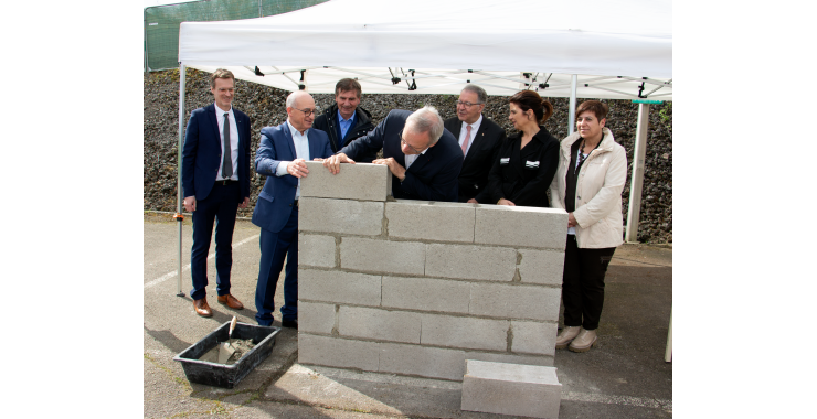 Création d’une nouvelle résidence à Volkrange : pose de la première pierre