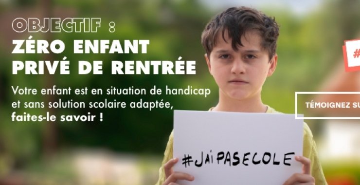 L’Unapei contrainte de relancer l’opération #jaipasecole