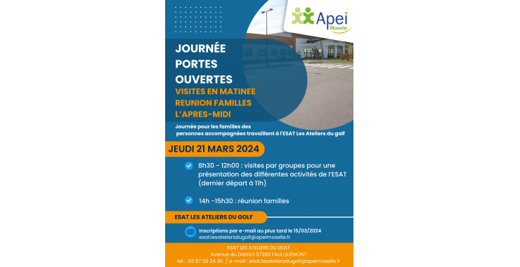 Journée portes ouvertes à l'ESAT Les Ateliers du golf
