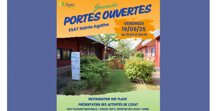 PORTES OUVERTES - ESAT Sainte-Agathe