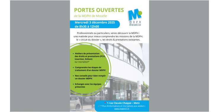 Portes ouvertes de la MDPH de Moselle