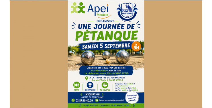 Pétanque FAS FAM Les Sereins