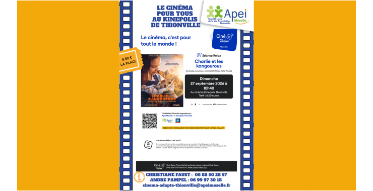Ciné Relax septembre 2026