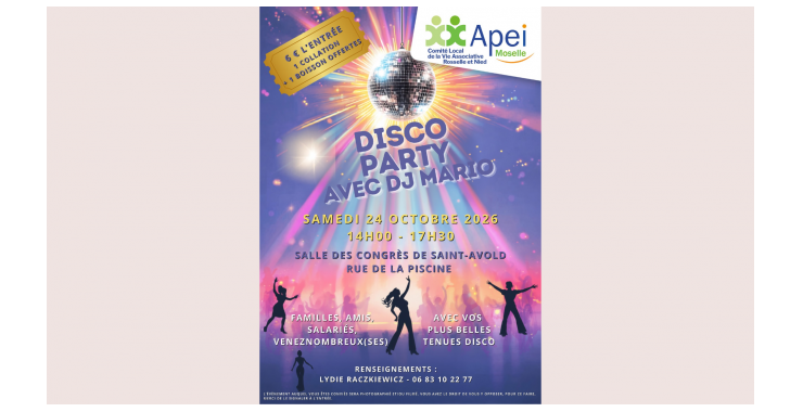 disco party octobre 2026