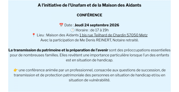 Conférence 24 septembre 2026