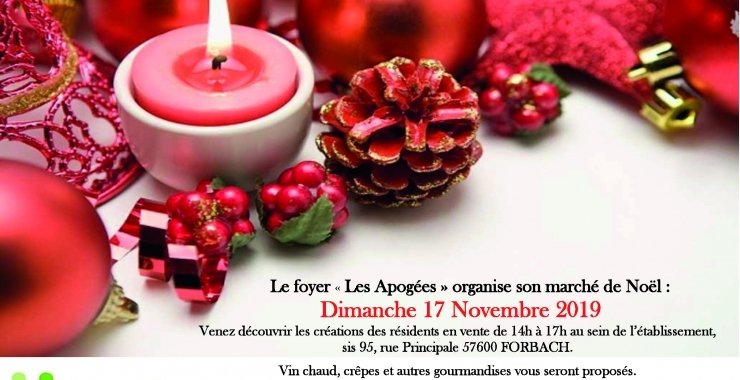 Marché de Noël du FAS/FAM Les Apogées
