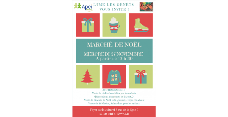 Marché de Noël de l'IME Les Genêts